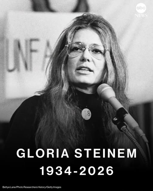 Gloria Steinem, Death: Women's Liberation Feminist Icon has died She was 92
